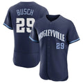 Chicago Cubs #29 Michael Busch Player Navy CLOTHIN City Connect Limited Elite Home Stitched Jerseys