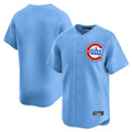 Chicago Cubs Light Blue CLOTHIN Limited Home Blank Player Stitched Jerseys