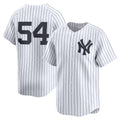 New York Yankees #54 Max Fried White CLOTHIN Home Limited Player Jersey
