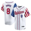 Baltimore Orioles #8 Cal Ripken Player White CLOTHIN Independence Day Vapor Premier Limited Home Game Stitched Jerseys