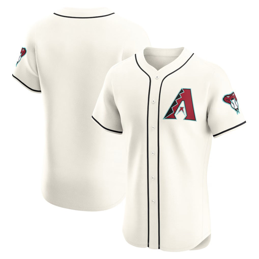 Arizona Diamondbacks Cream CLOTHIN Elite Jersey