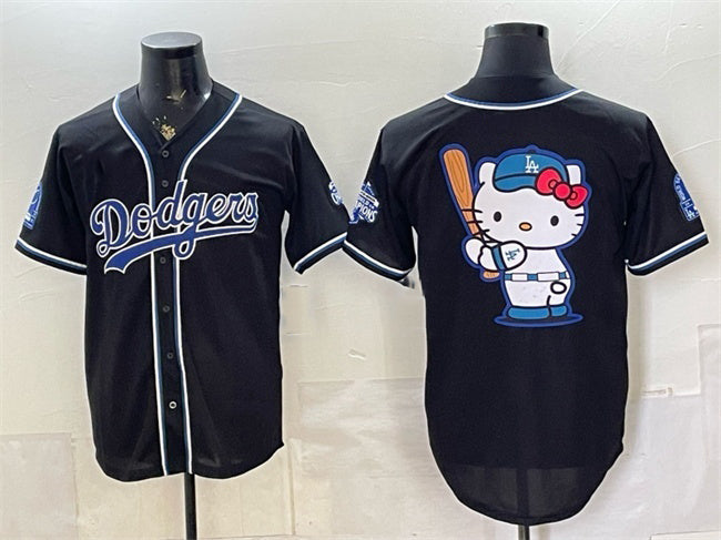 Los Angeles Dodgers Team Big Logo B2B Champs 2026 Black CLOTHIN Out Style Vapor Limited Stitched Jersey