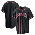 Los Angeles Angels Blank Player Black CLOTHIN Fashion Out Home Game Stitched Jerseys