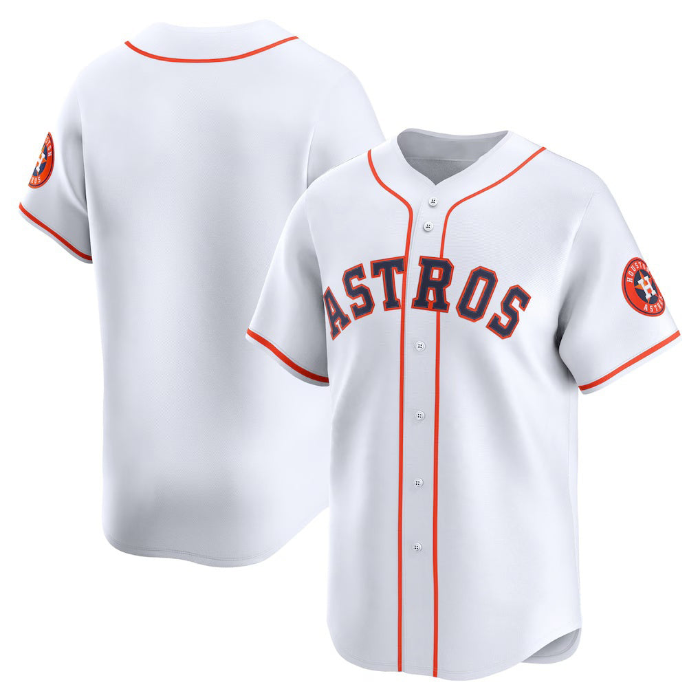 Houston Astros White CLOTHIN Home Limited Jersey