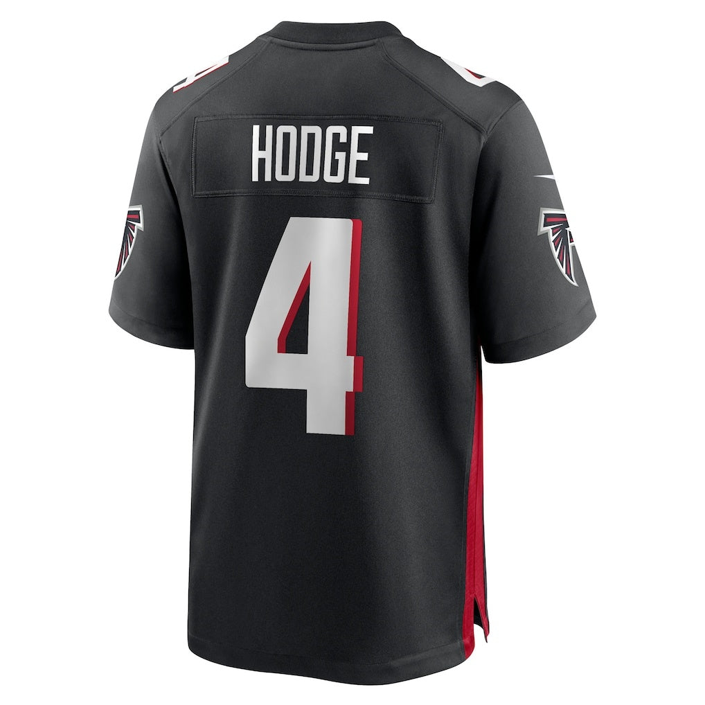 A.Falcons #4 KhaDarel Hodge Black CLOTHIN Team Game Jersey