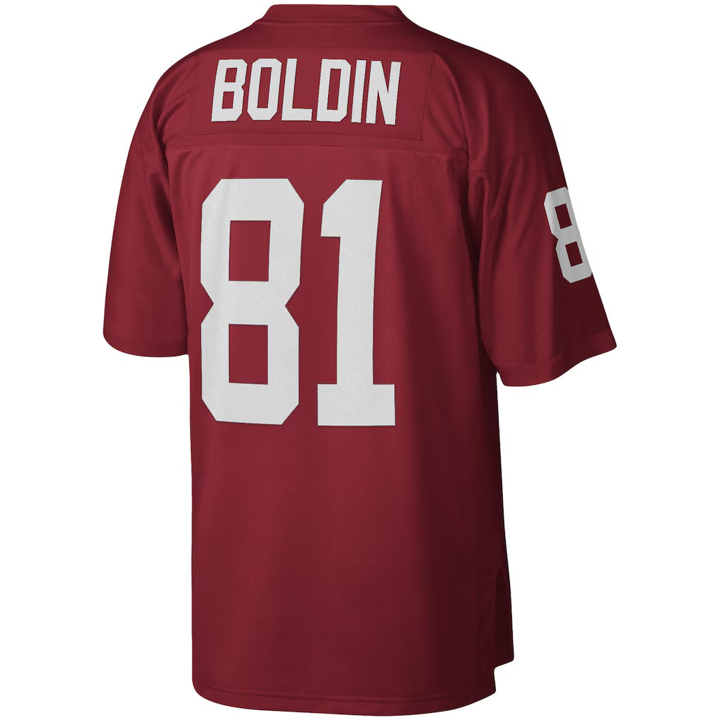 A.Cardinals #81 Anquan Boldin Mitchell & Ness Cardinal CLOTHIN Legacy Replica Jersey