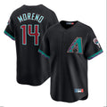 Arizona Diamondbacks #14 Gabriel Moreno Player Black CLOTHIN Fashion Out Home Game Stitched Jerseys