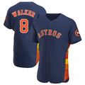 Houston Astros #8 Christian Walker Player Navy CLOTHIN Home Limited Elite Stitched Jerseys