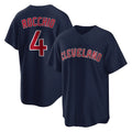 Cleveland Guardians #4 Brayan Rocchio Player Navy CLOTHIN Game Home Stitched Jerseys