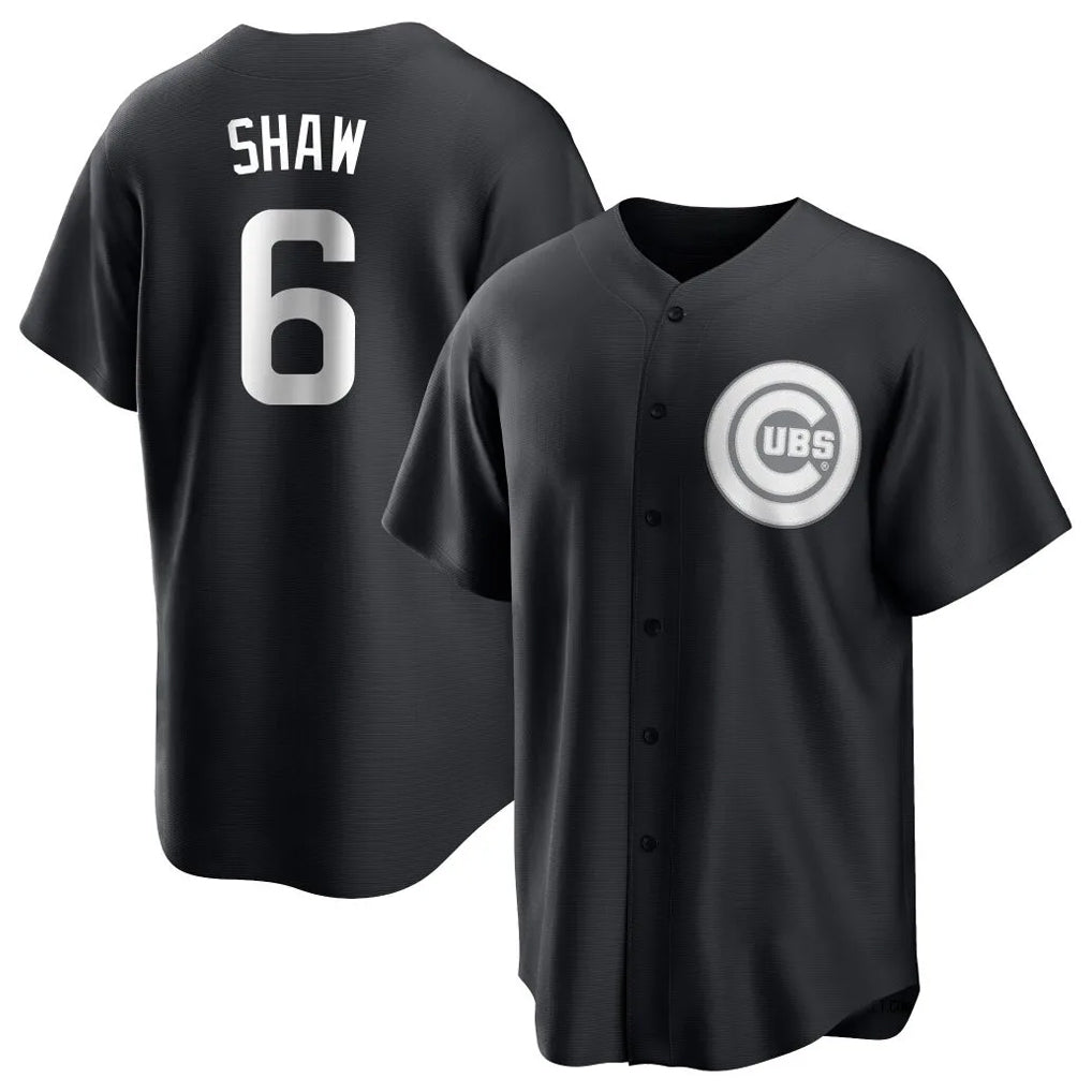 Chicago Cubs #6 Matt Shaw Player Black CLOTHIN Game Stitched Jerseys