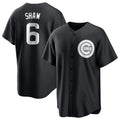 Chicago Cubs #6 Matt Shaw Player Black CLOTHIN Game Stitched Jerseys