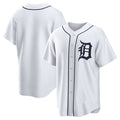 Detroit Tigers White CLOTHIN Home Replica Team Jersey