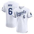 Kansas City Royals #6 Jonathan India Player White CLOTHIN Alt Limited Elite Home Stitched Jerseys
