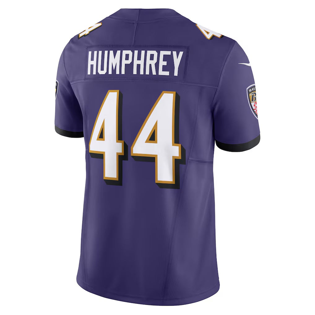 B.Ravens #44 Marlon Humphrey Purple CLOTHIN Vapor F.U.S.E. Limited Jersey