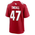 A.Cardinals #47 Channing Tindall CLOTHIN Cardinal Team Game Jersey
