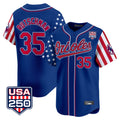 Baltimore Orioles #35 Adley Rutschman Player Royal CLOTHIN USA 250 Independence Day Vapor Premier Limited Home Game Stitched Jerseys
