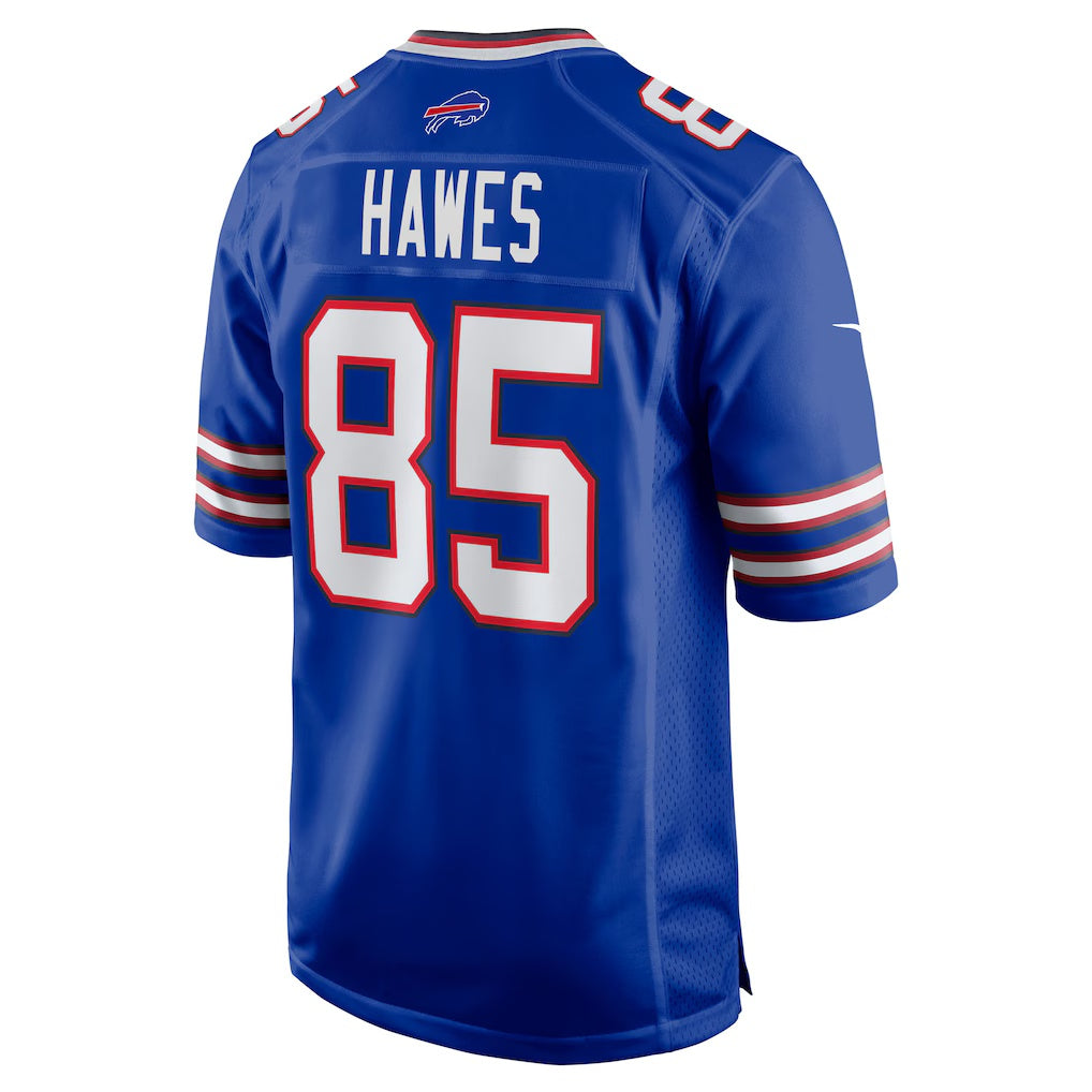 B.Bills #85 Jackson Hawes Royal CLOTHIN Team Game Jersey