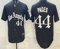 Los Angeles Dodgers #44 Andy Pages Black CLOTHIN Gothic Edition Vapor Premier Limited Stitched Jersey