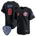 Chicago Cubs #8 Ian Happ Player Black CLOTHIN Vapor Premier Limited Home Stitched Jerseys