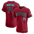 Arizona Diamondbacks #14 Gabriel Moreno Player Red CLOTHIN Limited Elite Home Game Stitched Jerseys