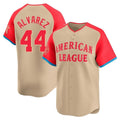 Houston Astros #44 Yordan Alvarez Player Cream CLOTHIN American League All-Star Game Limited Stitched Jerseys
