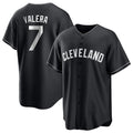 Cleveland Guardians #7 George Valera Player Black CLOTHIN Home Game Stitched Jerseys