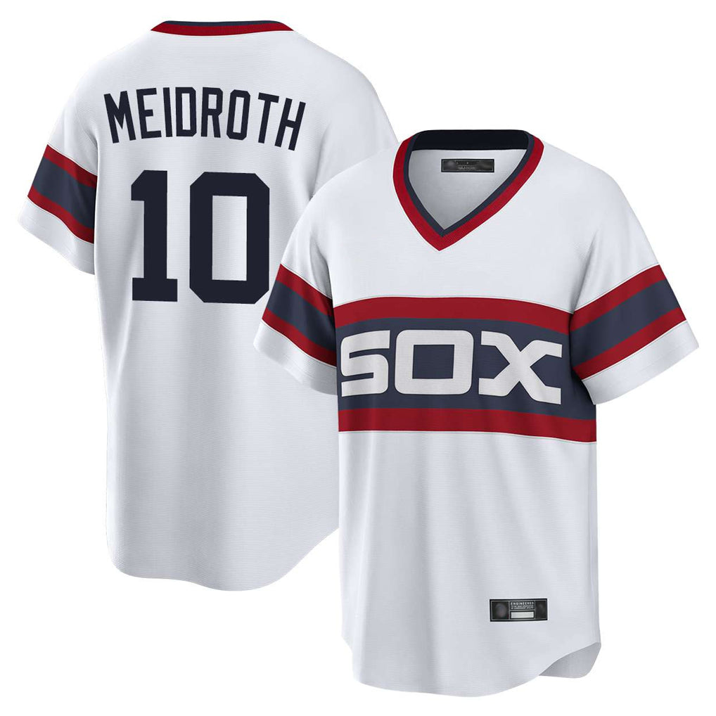 Chicago White Sox #10 Chase Meidroth Player White CLOTHIN T-shirt Home Game Stitched Jerseys