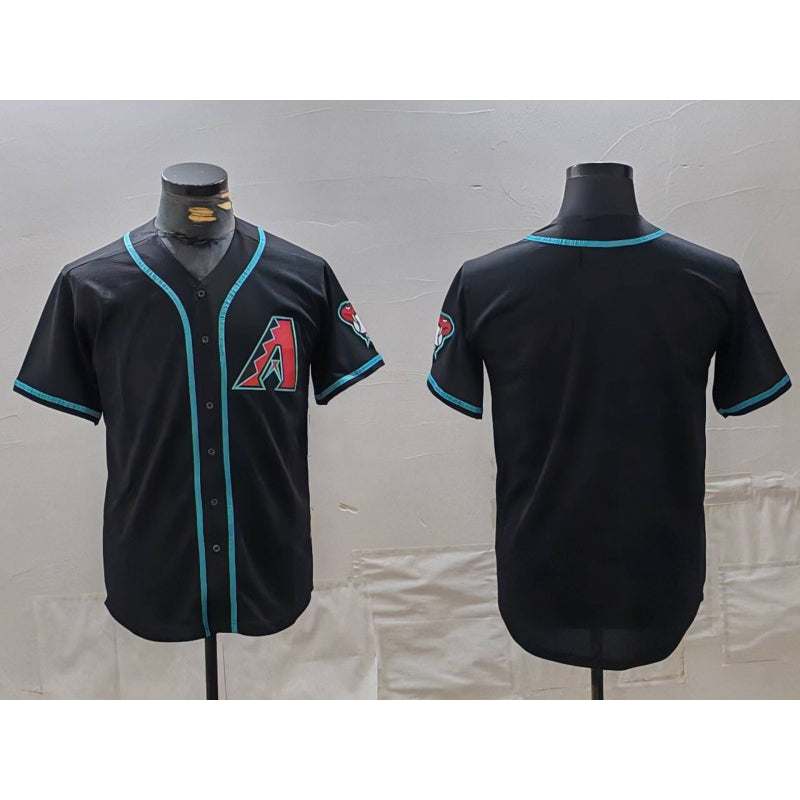 Arizona Diamondbacks Blank Black CLOTHIN Cool Base Limited Stitched Jersey