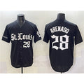 St. Louis Cardinals #28 Nolan Arenado Black CLOTHIN 'Gothic Legacy Edition' Vapor Premier Limited Stitched Jersey