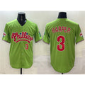 Philadelphia Phillies #3 Bryce Harper Light Green CLOTHIN Phanatic Limited Stitched Jersey