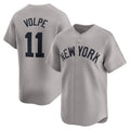 New York Yankees #11 Anthony Volpe Gray CLOTHIN Away Limited Player Jersey