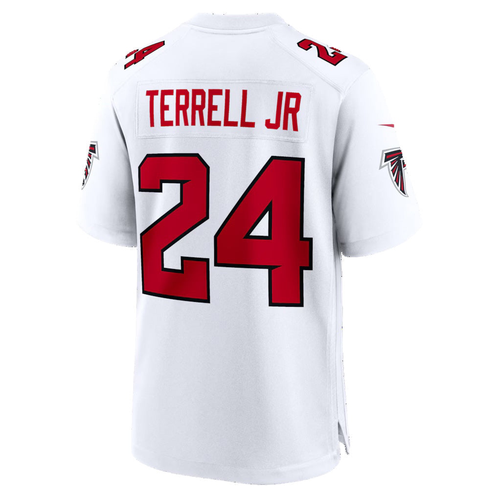 A.Falcons #24 A.J. Terrell White CLOTHIN Game Jersey
