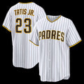 San Diego Padres #23 Fernando Tatis Jr. White CLOTHIN Home Replica Player Jersey