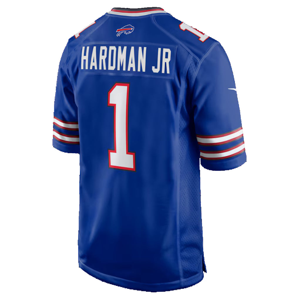 B.Bills #1 Mecole Hardman Royal CLOTHIN Team Game Jersey