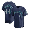 Seattle Mariners #44 Julio Rodr¨ªguez Navy CLOTHIN Limited Stitched Jersey