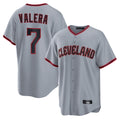 Cleveland Guardians #7 George Valera Player Gray CLOTHIN Home Game Stitched Jerseys