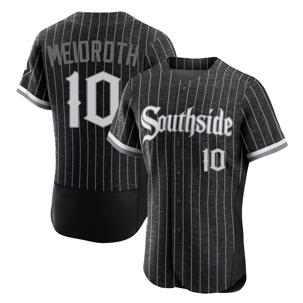 Chicago White Sox #10 Chase Meidroth Player Black CLOTHIN City Connect Limited Elite Home Stitched Jerseys