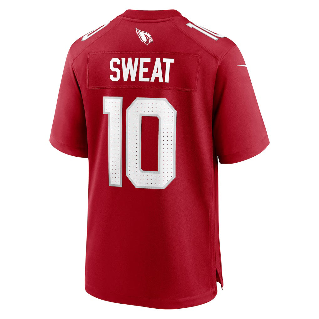 A.Cardinals #10 Josh Sweat Cardinal CLOTHIN Game Player Jersey