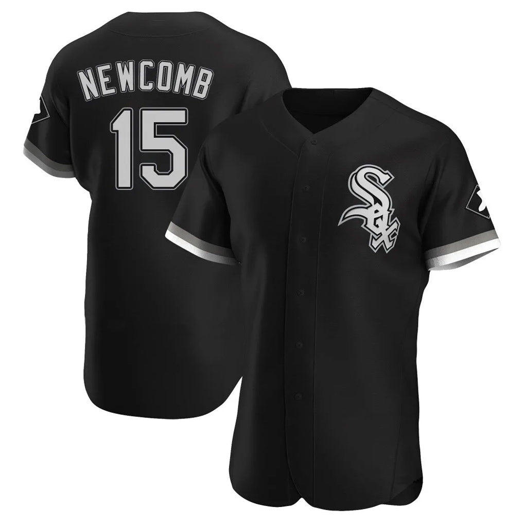 Chicago White Sox #15 Sean Newcomb Player Black CLOTHIN Limited Elite Home Stitched Jerseys