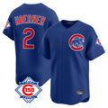 Chicago Cubs #2 Nico Hoerner Player Royal CLOTHIN 150th Anniversary Limited Home Stitched Jerseys