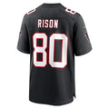 A.Falcons #80 Andre Rison Black CLOTHIN Retired Player Jersey