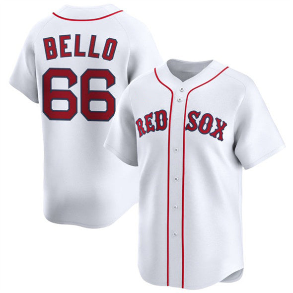 Boston Red Sox #66 Brayan Bello White CLOTHIN 2024 Home Limited Stitched Jersey