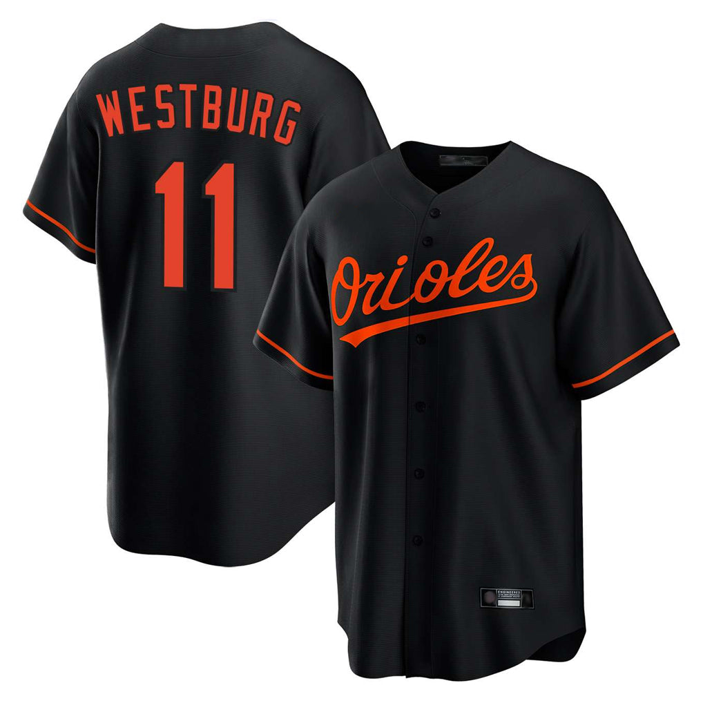 Baltimore Orioles #11 Jordan Westburg Player Black CLOTHIN Home Game Stitched Jerseys
