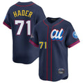 Houston Astros #71 Josh Hader Player Navy CLOTHIN American League All-Star Game Limited Stitched Jerseys