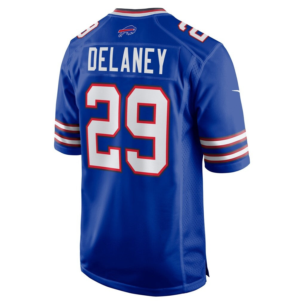 B.Bills #29 Dee Delaney Royal CLOTHIN Game Jersey