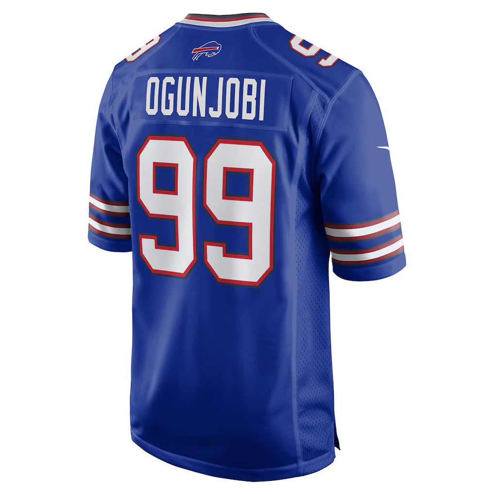 B.Bills #99 Larry Ogunjobi Royal CLOTHIN Team Game Jersey