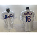 New York Mets #16 Dwight Gooden White CLOTHIN Cool Base Stitched Jersey 2