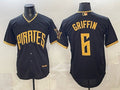 Pittsburgh Pirates #6 Konnor Griffin Black CLOTHIN 2026 City Connect Stadium Stitched Jersey