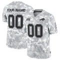 Custom B.Bills Active Player 2024 F.U.S.E Arctic Camo CLOTHIN Salute To Service Limited Stitched Jersey