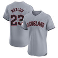 Cleveland Guardians #23 Bo Naylor Player Gray CLOTHIN Road Limited Elite Home Stitched Jerseys